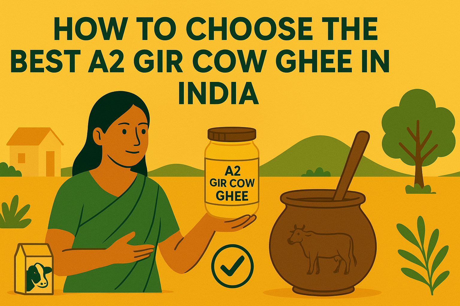 How to Choose the Best A2 Gir Cow Ghee in India